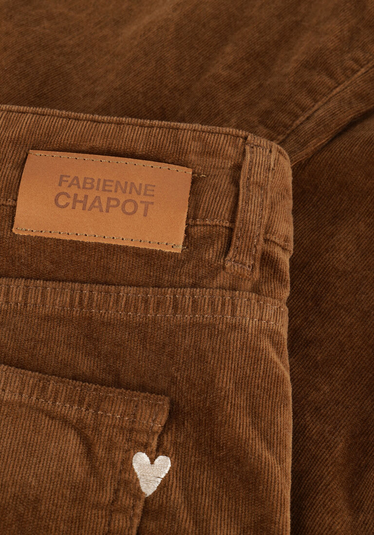 FABIENNE CHAPOT bruine fabienne chapot flared broek eva corduroy flare trousers