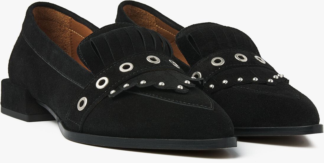 zwarte via vai loafers jazz emily