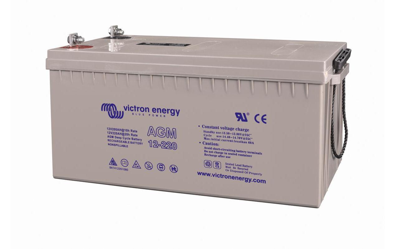 Batterie AGM 12V 220Ah<br>Ventilgesteuerte Batteriezellen