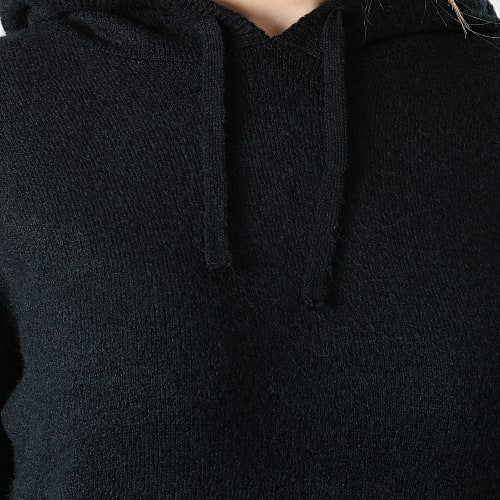 Robe Pull Capuche Femme Lefile 10254090 Noir