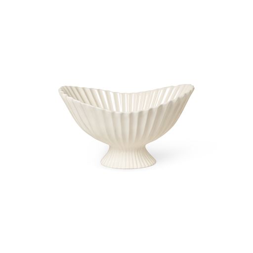 ferm LIVING Centrepiece Fountain Skål, Hvid, Ø33 cm