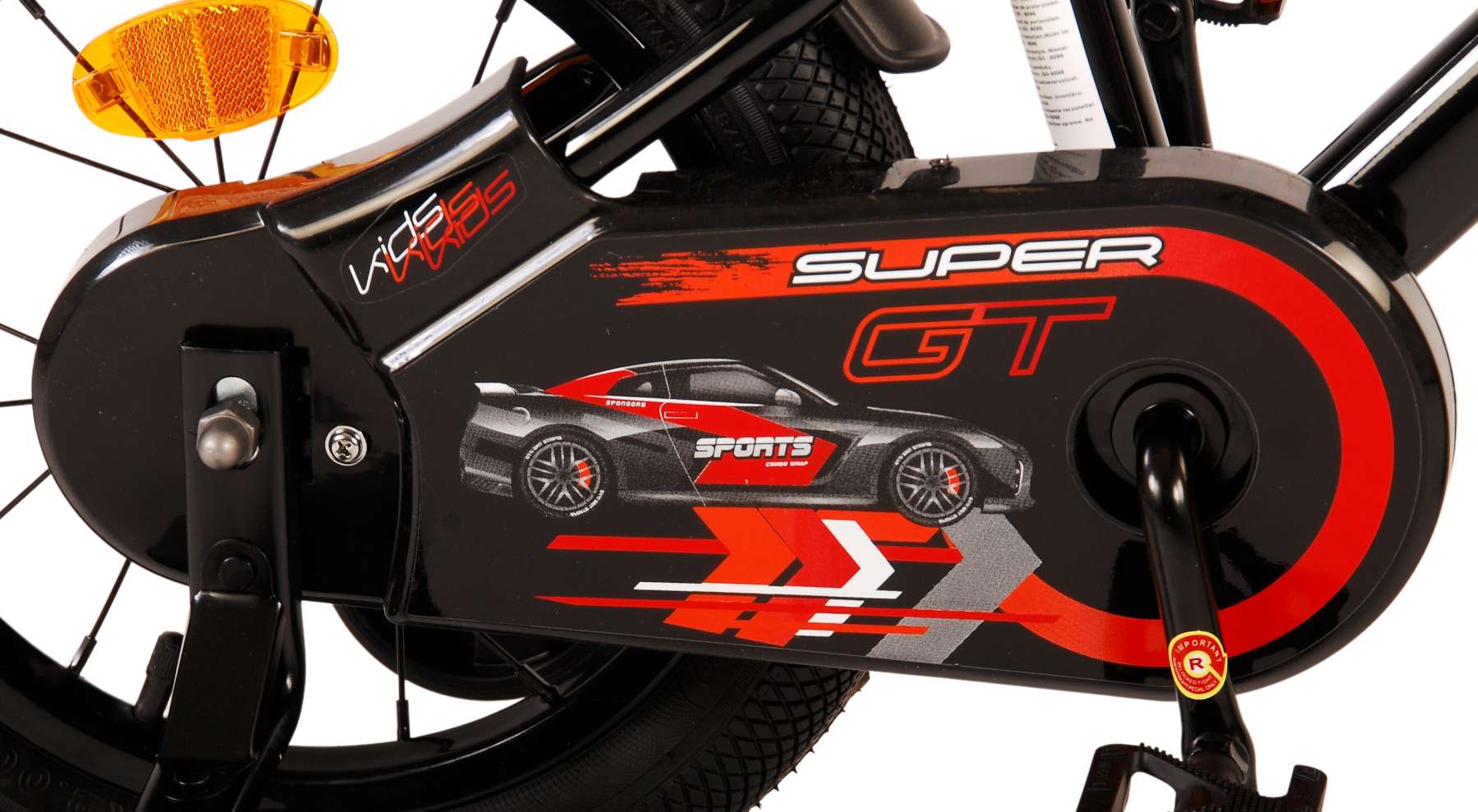 TPFSports Super GT Kinderfahrrad - Jungen - 14 Zoll - Rücktritt + Handbremse - Blau
