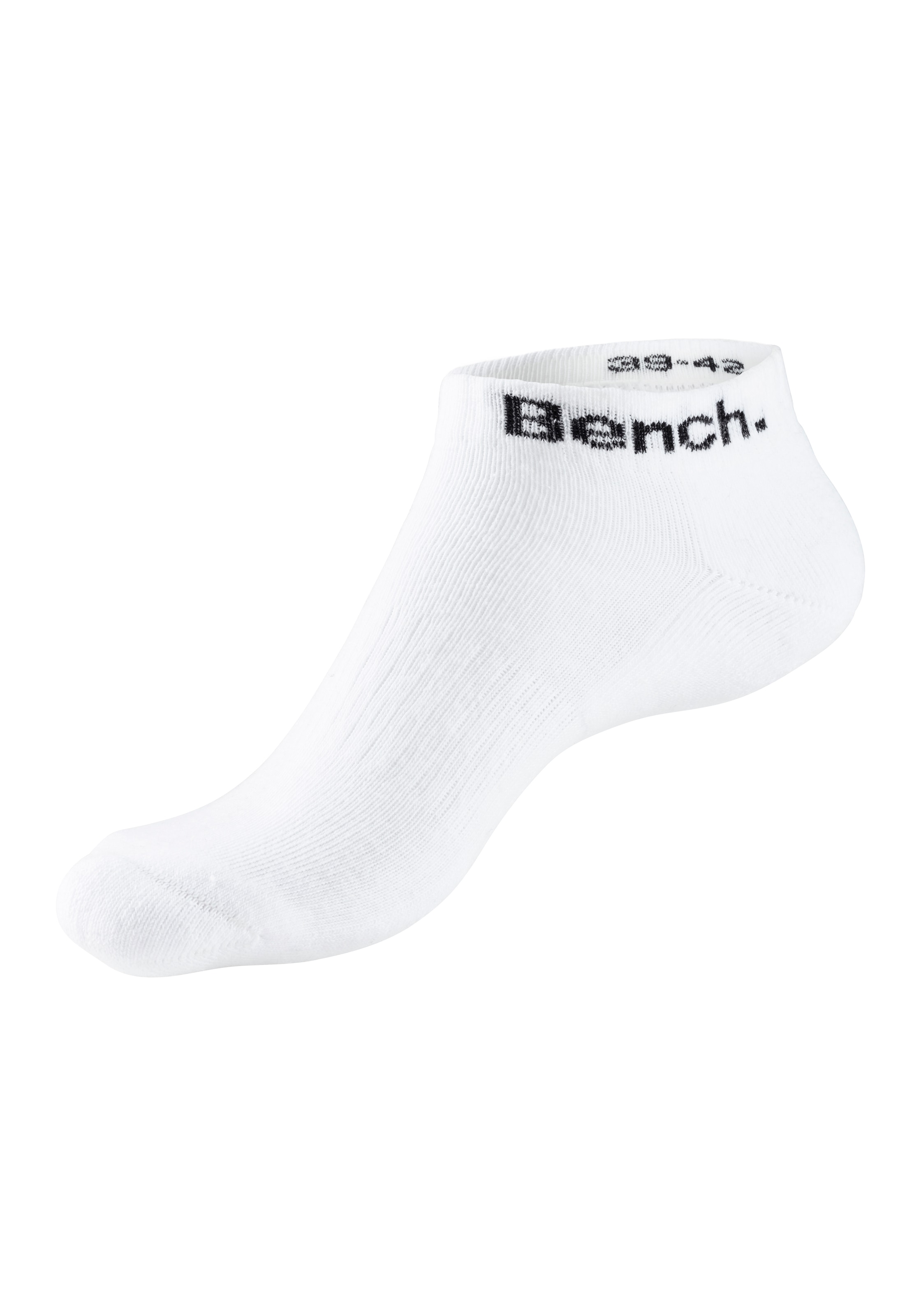 Bench. Sportsocken Packung,  Tennis Kurzsocken mit Halbfussfrottee
