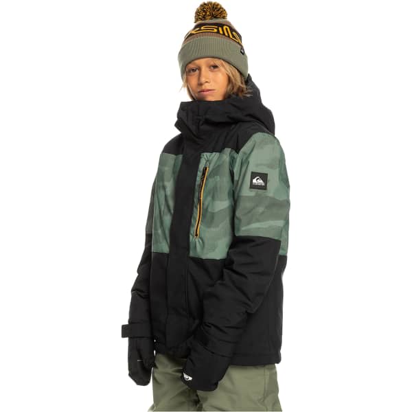 Veste de ski QUIKSILVER MISSION PRINTED SNJT SPRAY CAMO LAUREL WREATH