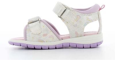 Sprox Babysandaler, Hvit/Lilla