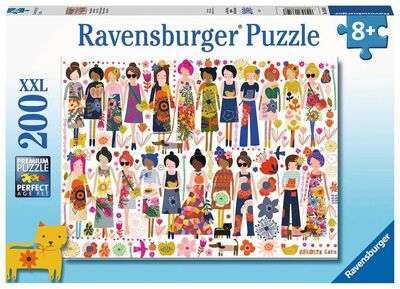 Ravensburger Flowers & Friends Puslespill 200 Brikker