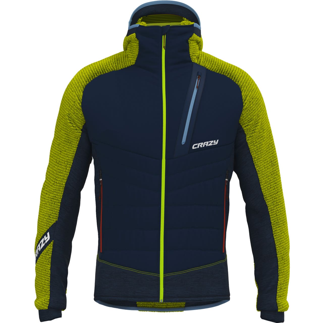 Crazy Herren Hybrid Jacke ABSOLUTION liken | Midlayer | Skitourenbekleidung | Herren | XSPO-Fashion