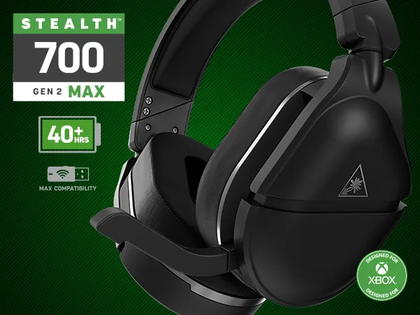 [OUTLET] - Turtle Beach Stealth 700 Gen 2 Max, Trådløs, Spil, 20 - 22000 Hz, 780 g, Headset, Sort