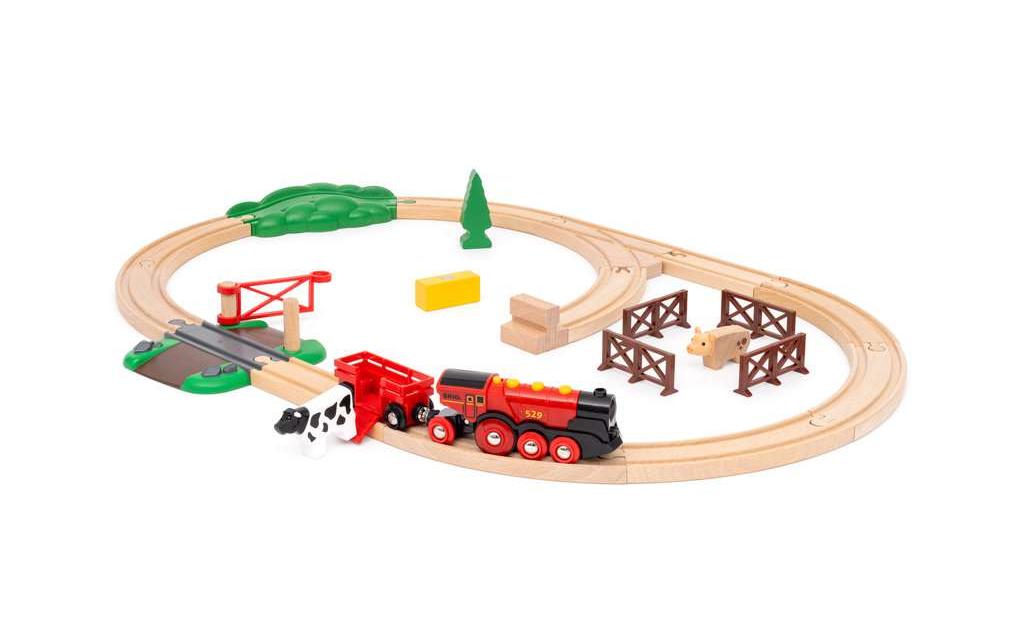 BRIO World Mighty Red Train SetBauernhof-Zugset