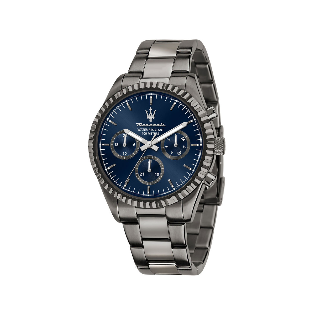 Montre MASERATI homme bracelet acier inoxydable gris foncé