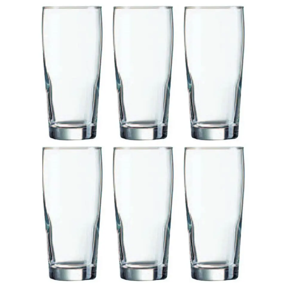 Arcoroc Bierglazen - 12 stuks - fluitjes - glas - 330 ml