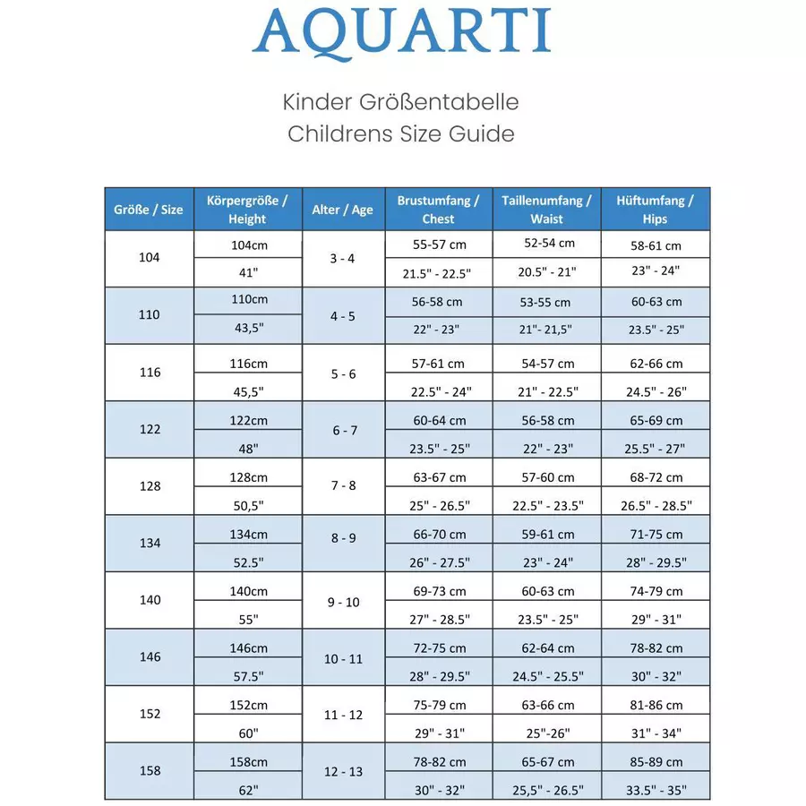 Aquarti Jungen Schwimmhose Kontrastfarbige Einsätze blau