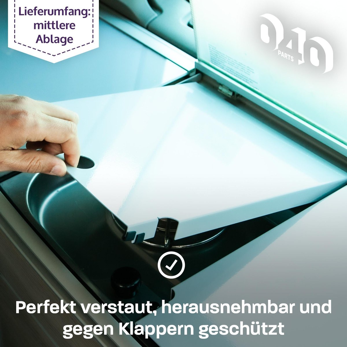040 Parts Kookplaat afdekking midden - VW T5 T6 California