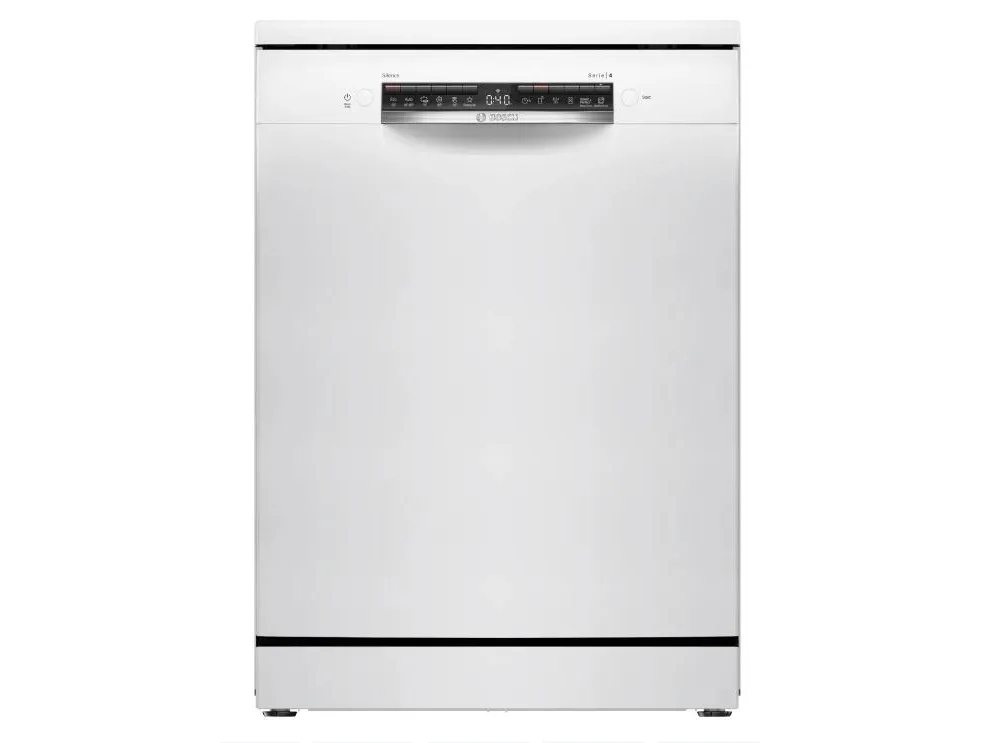 Bosch Serie | 4 SMS4HVW00E - Opvaskemaskine - Wi-Fi - Niche - bredde: 60 cm - dybde: 55 cm - højde: 81.5 cm - hvid