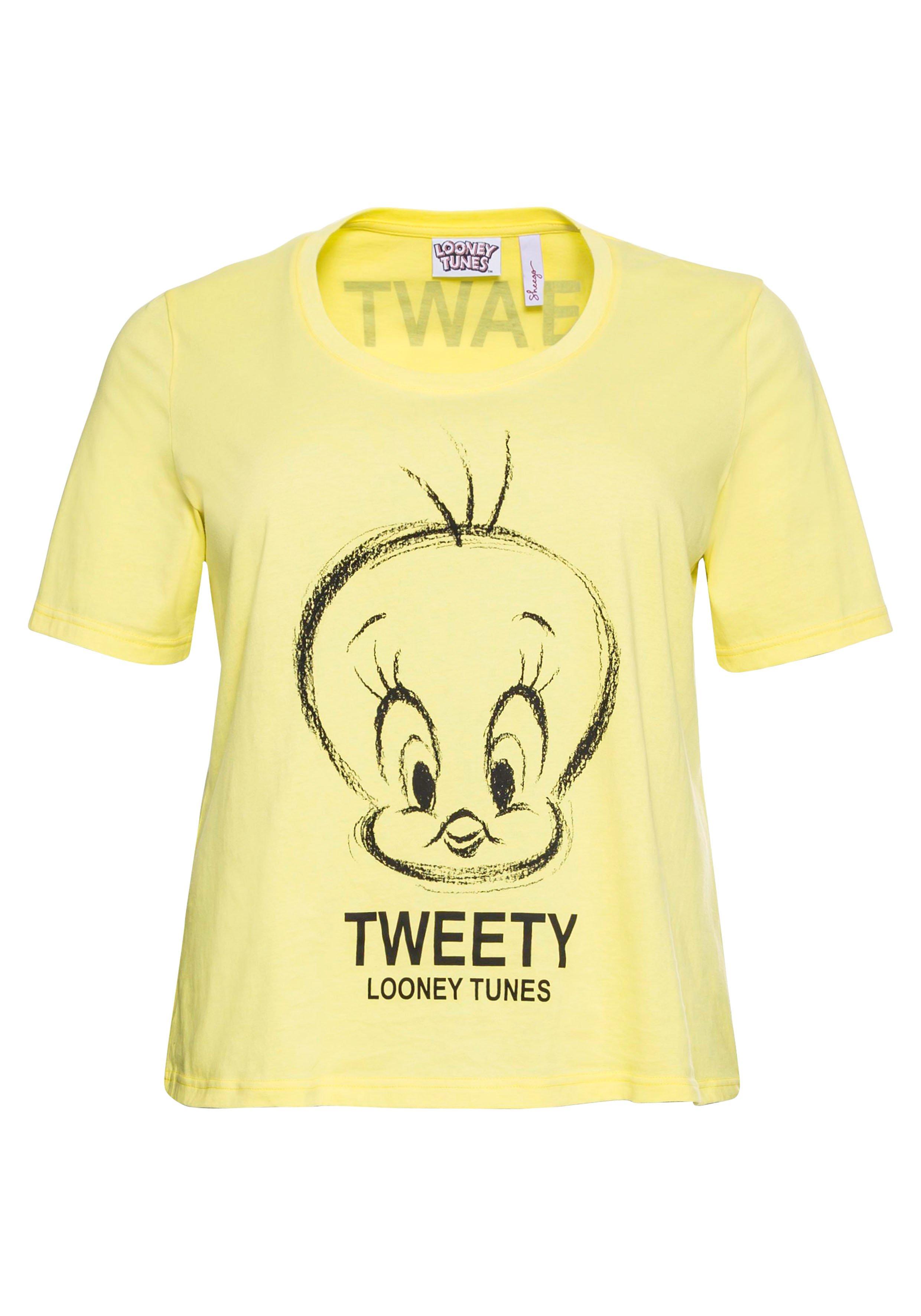 T-Shirt mit Comic-Druck und Rundhalsausschnitt