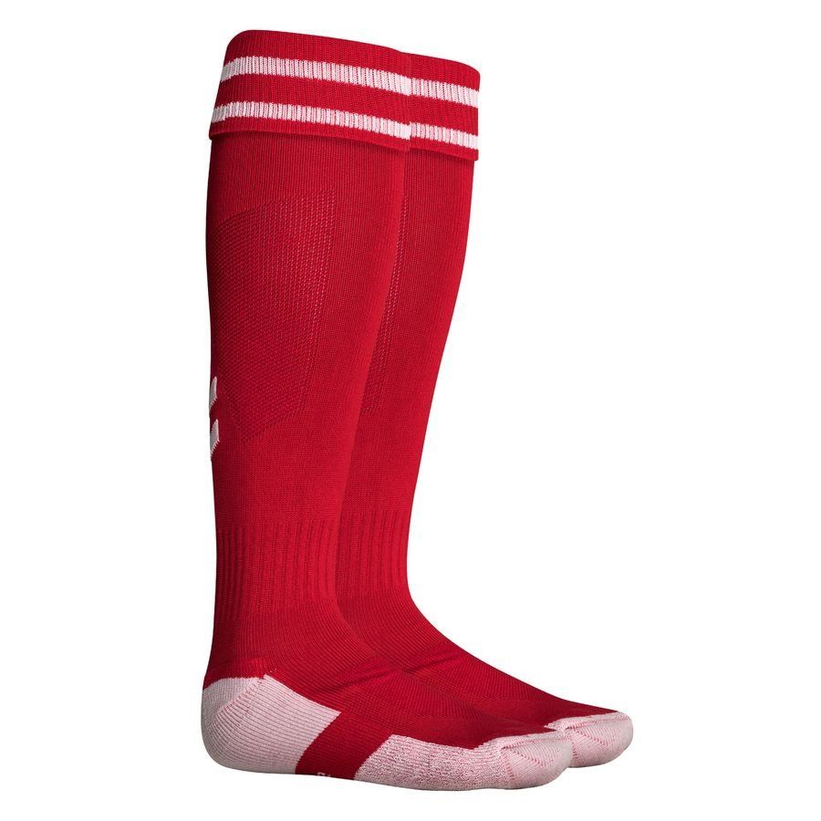 Hummel Chaussettes de Football Element - Rouge/Blanc