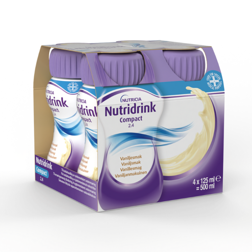 Nutridrink Compact Vanilje 4x125ml