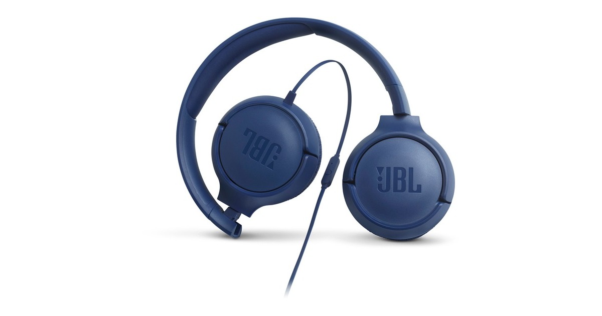 JBLTUNE 500 on-ear headset  (Blauw)