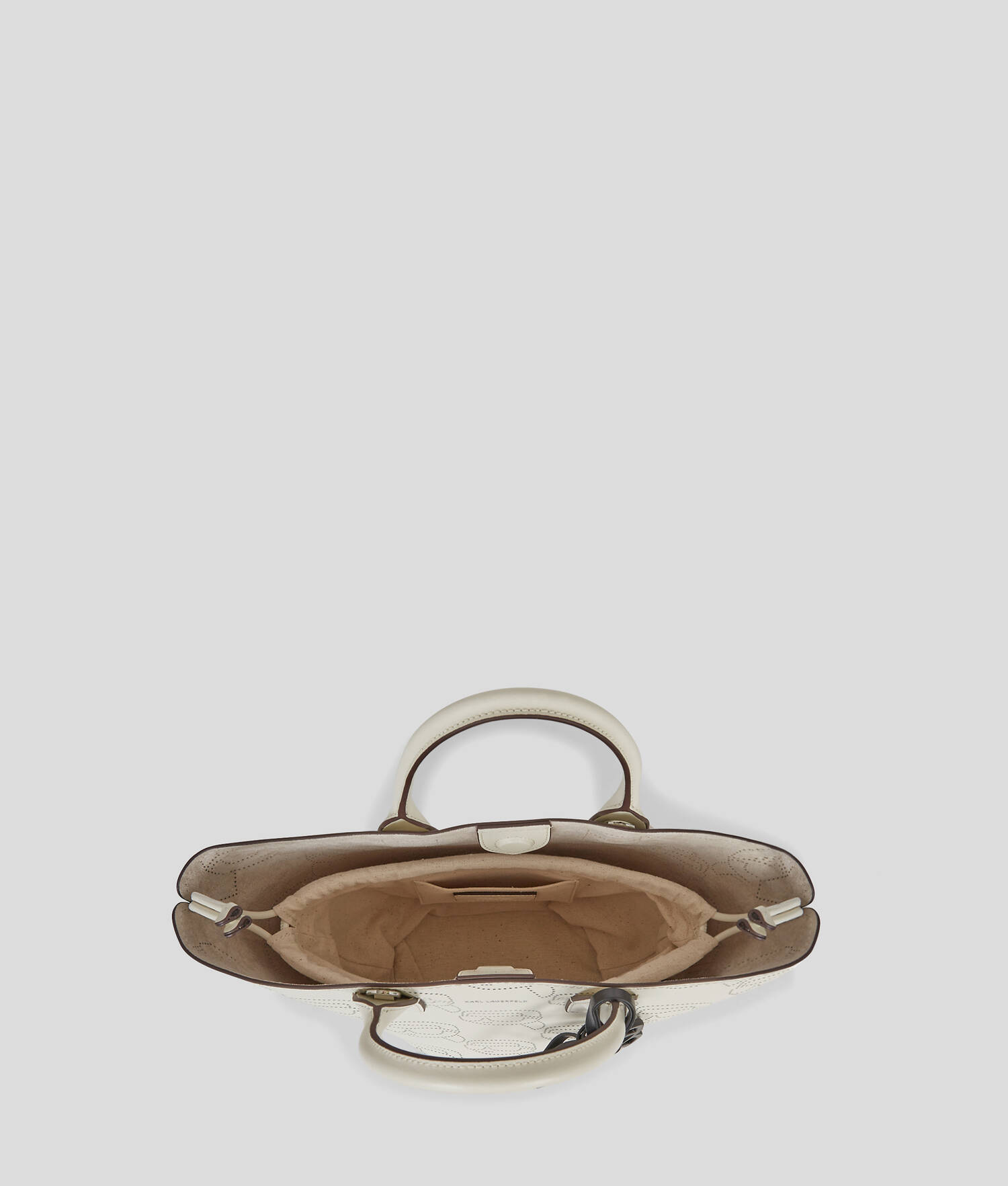SAC CABAS PERFORÉ IKON - Blanc Cassé