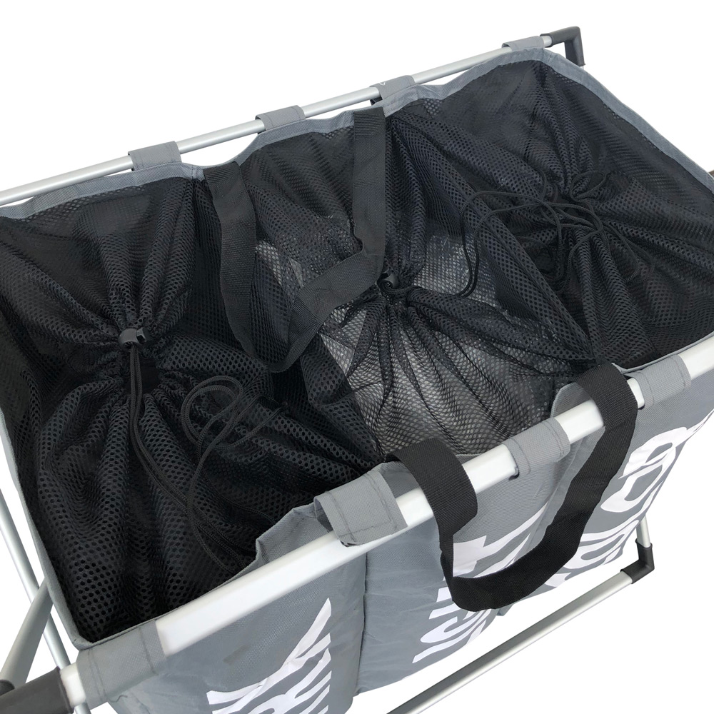 IVOL 3 vakken organizer wasmand - Grey