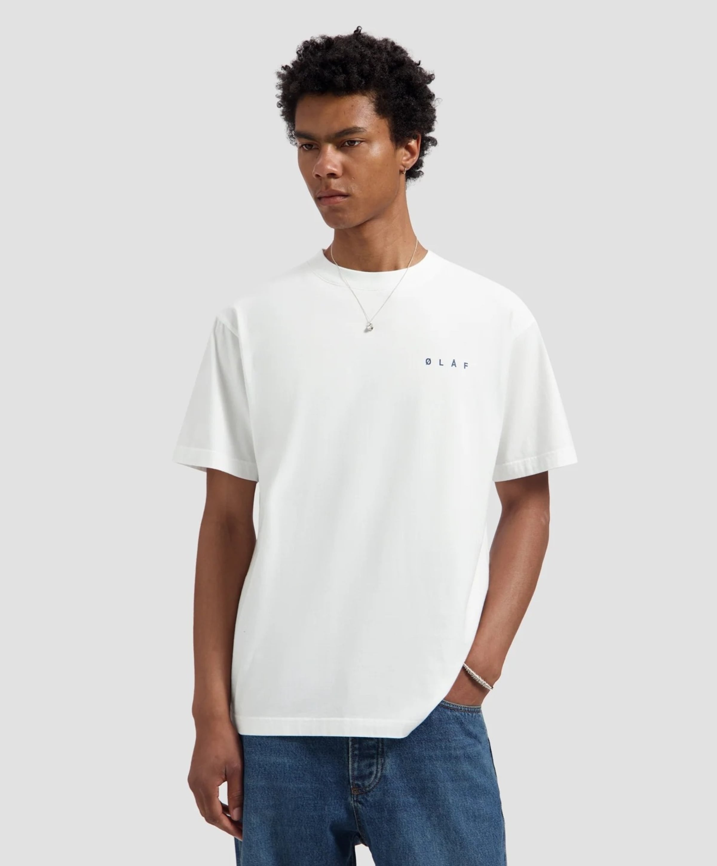 Olaf Heren T-shirt wit