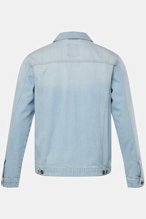 JP 1880 Jeansjacke, Brusttaschen, Knopfleiste, bis 8 XL