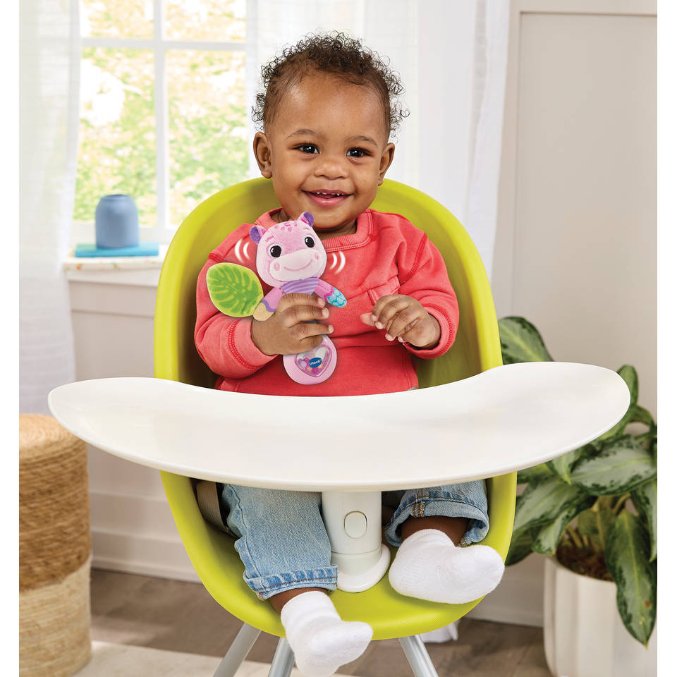 VTech Baby dierenvriendjes rammelaar nijlpaard - roze