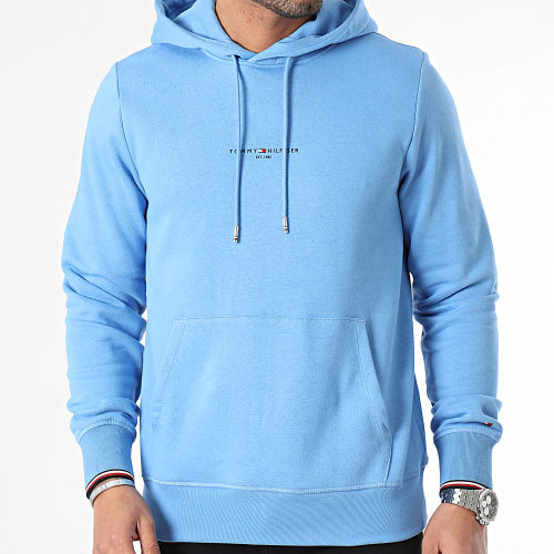 Sweat A Capuche Logo Tipped 2673 Bleu