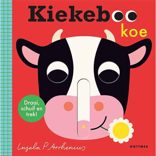 Uitgeverij gottmer schuifboekje kiekeboe koe