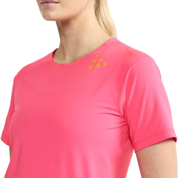 T-shirt running CRAFT PRO HYPERVENT TEE 2 W FUCHSIA