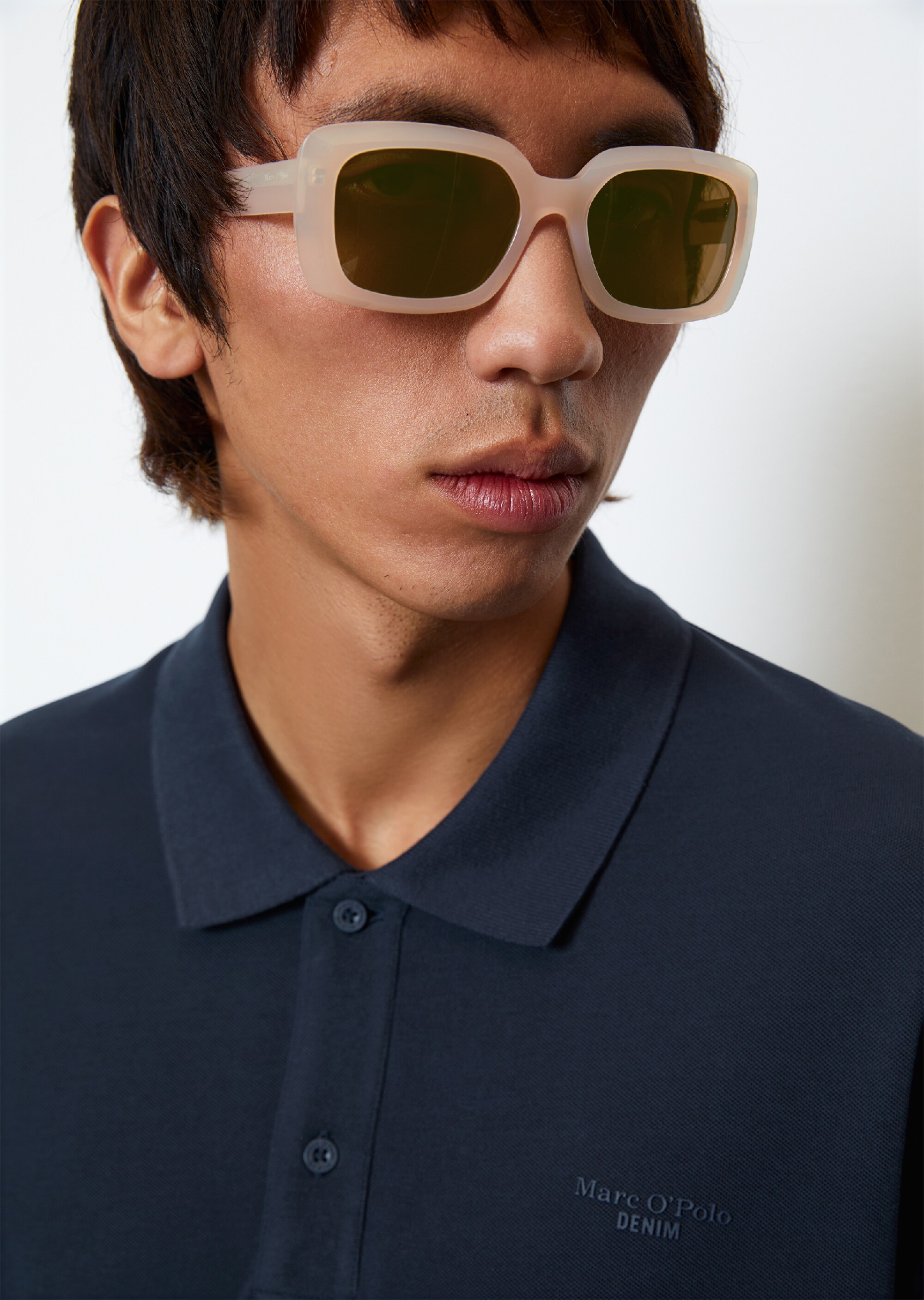 Kurzarm-Poloshirt Piqué regular aus Organic Cotton