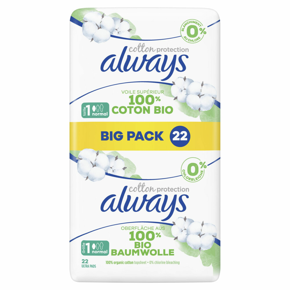 Always Maandverband Bio Cotton Normal66 stuks