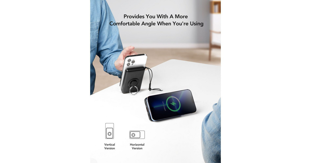 VEGERMagOn powerbank 10.000mAh  (Wit)