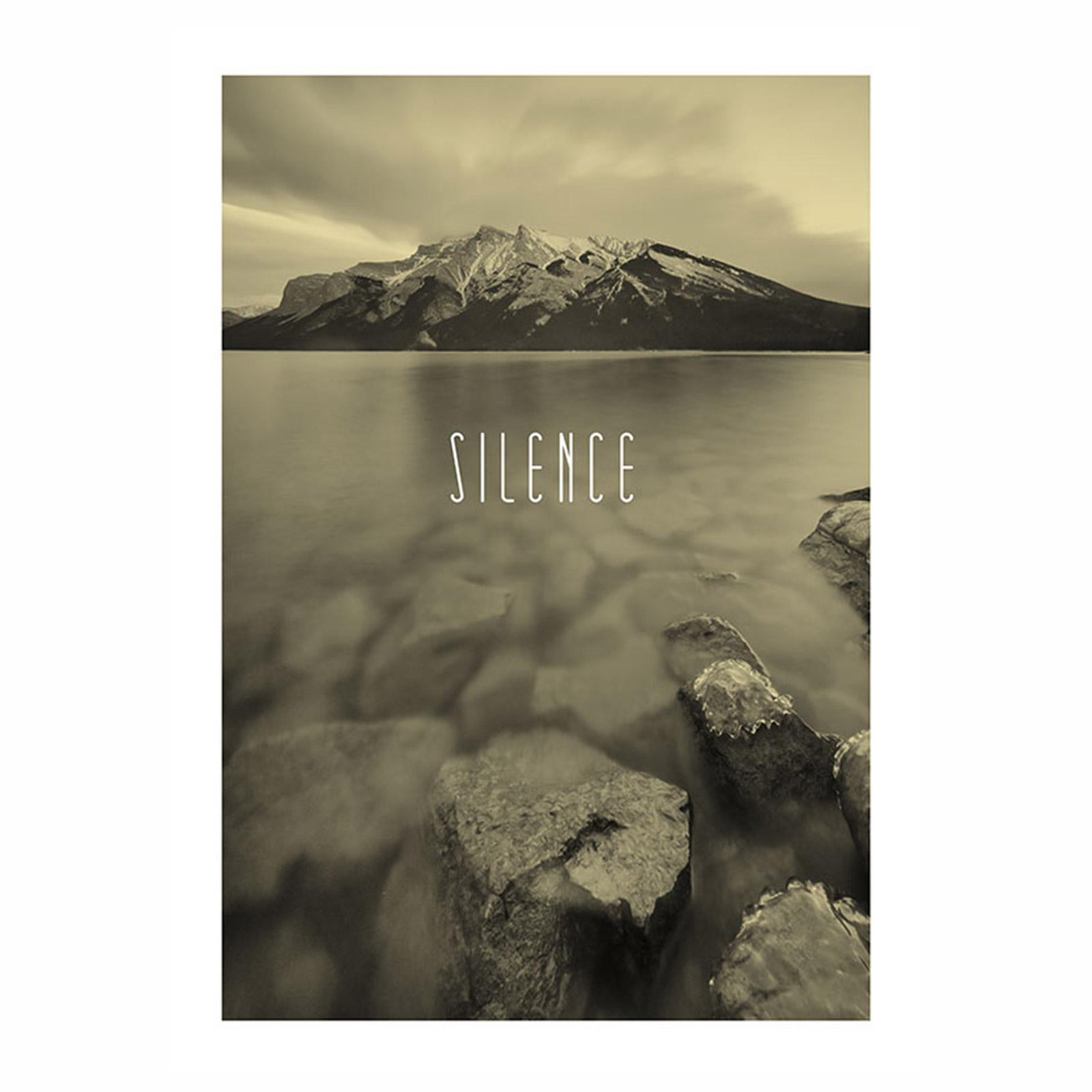 Wandbild SILENCE - 50x70 cm