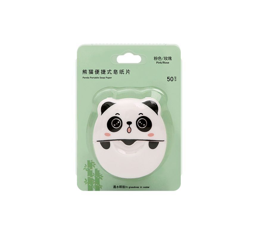 Showroom - Panda Reispapier Zeep (Diverse Dessins) / Set