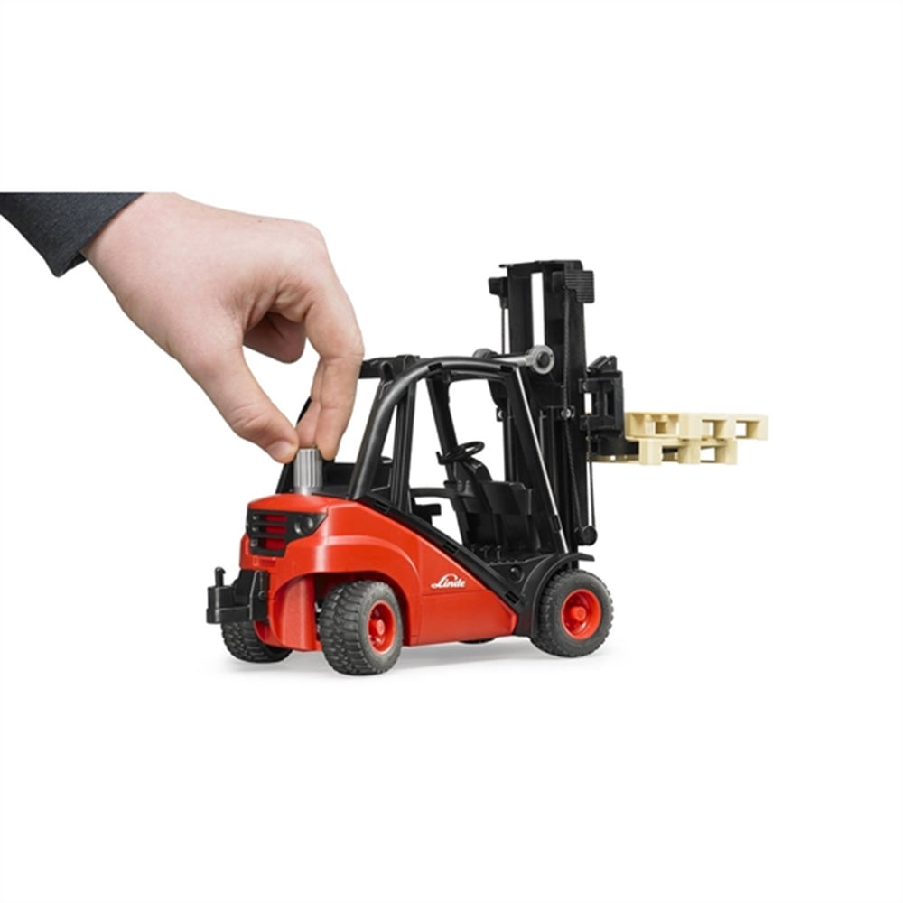 Linde H30D Gaffeltruck m. Paller - Bruder
