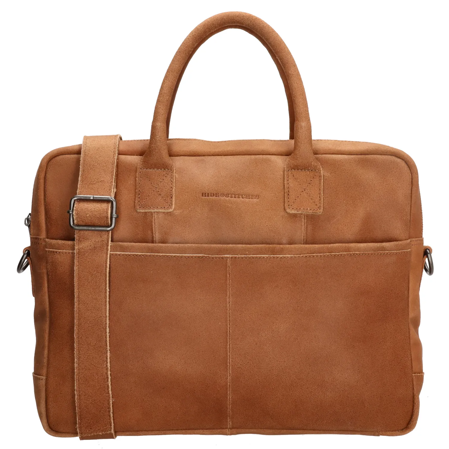 Hide & Stitches Hunter Laptoptas 15,6 inch Bruin