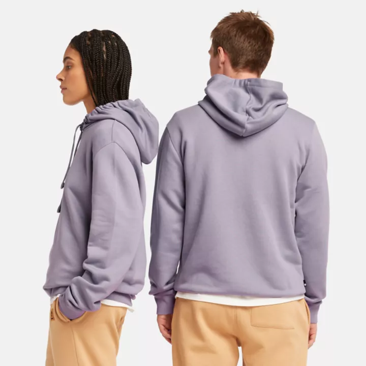 Sweat à capuche avec motif graphique unisexe en violet