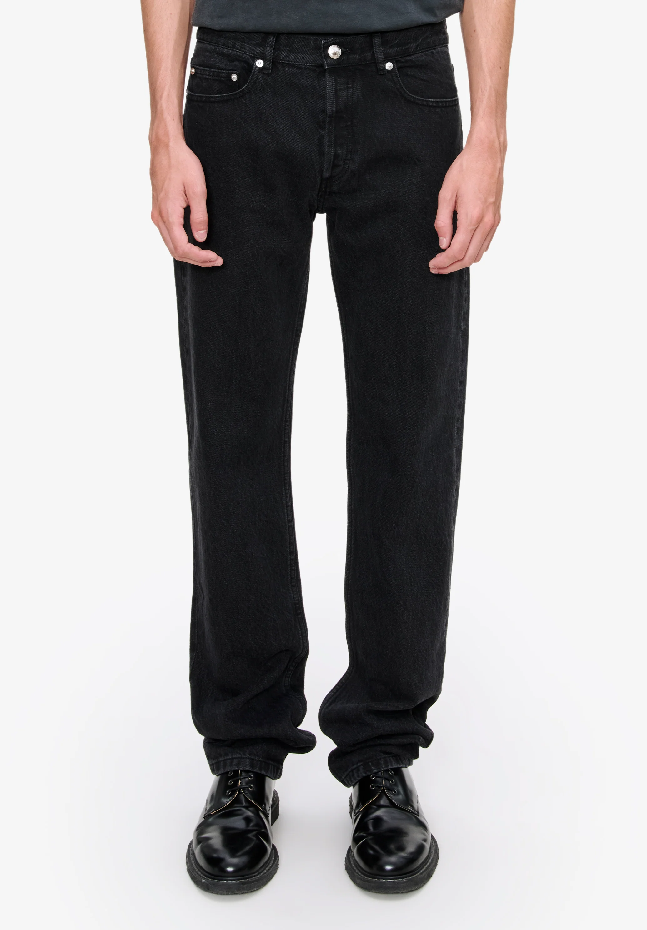 jean new standard - Noir delave