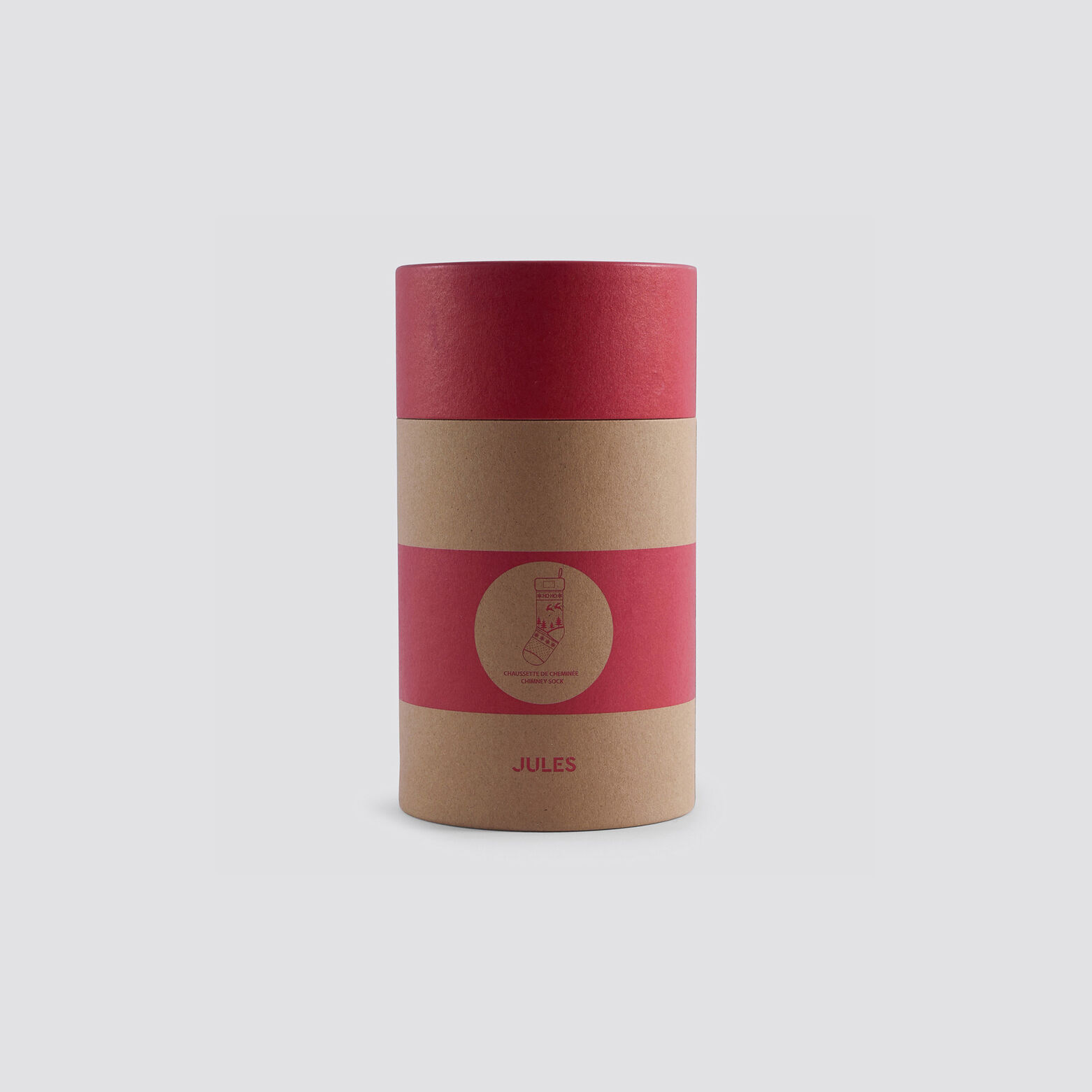 chaussette de cheminée Rouge