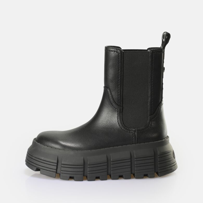 AVA Chelsea Bottes vegan, noir