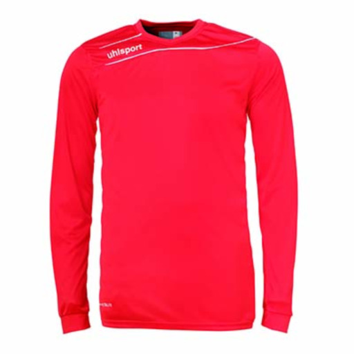 Camiseta Uhlsport Stream 3.0 Ml Vermelha/Branca