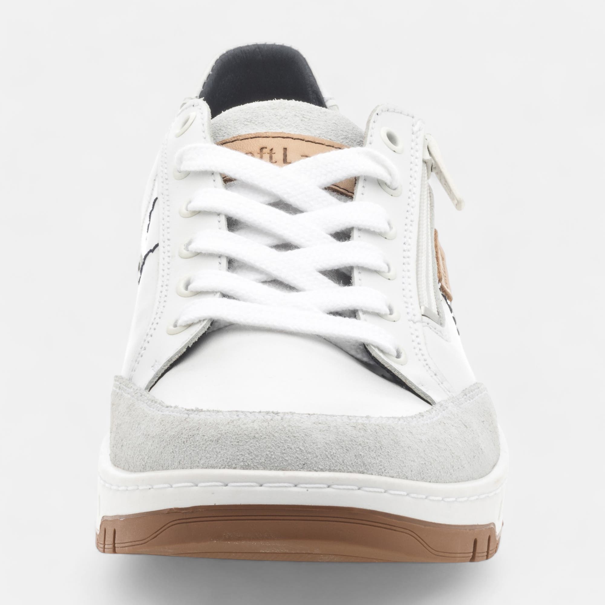Derbies pieds sensibles Homme en cuir blanc