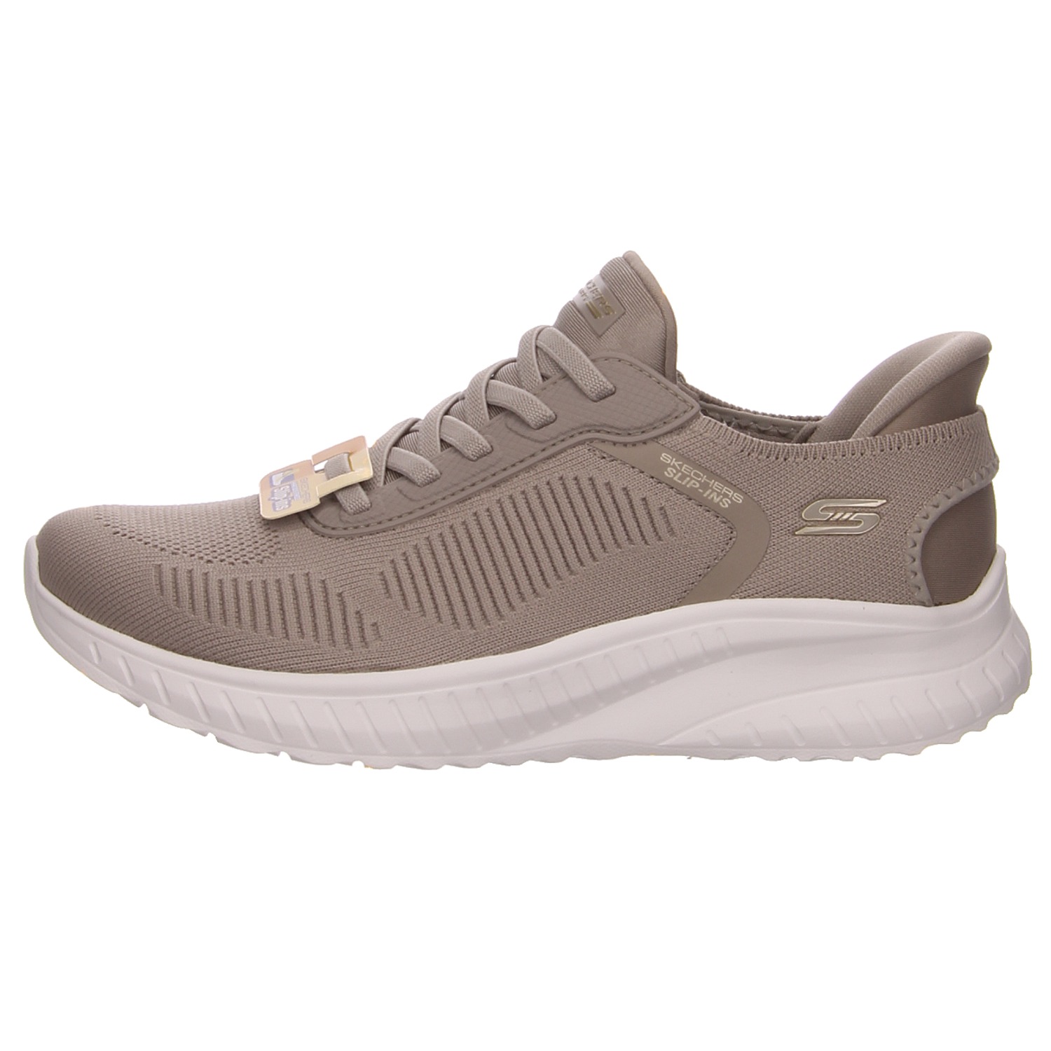 Skechers Slip In taupe grau