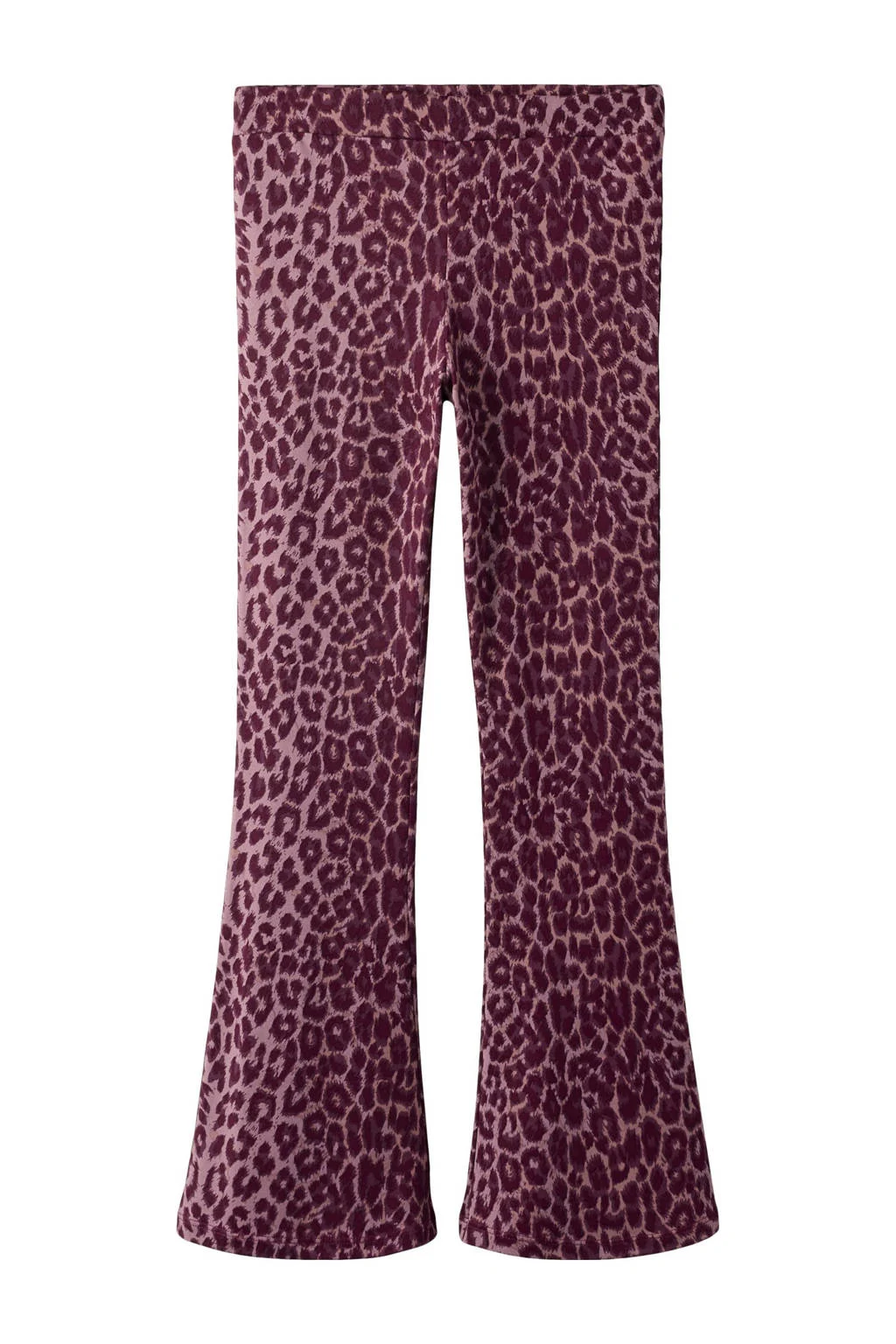 NAME IT KIDS bootcut casual broek donkerrood