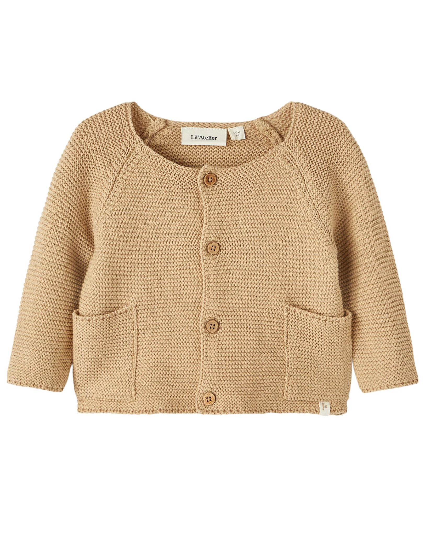 Strickjacke NBNLAGUNO in curds and whey