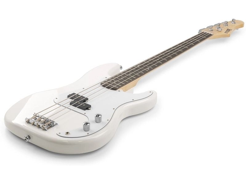 MAX E-Bass GigKit Weiss Bass Gitarrenset