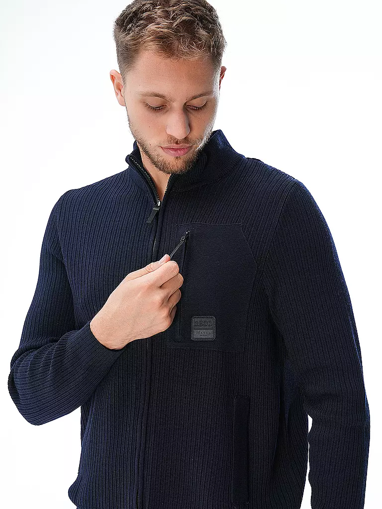 MAERZ Strickjacke dunkelblau