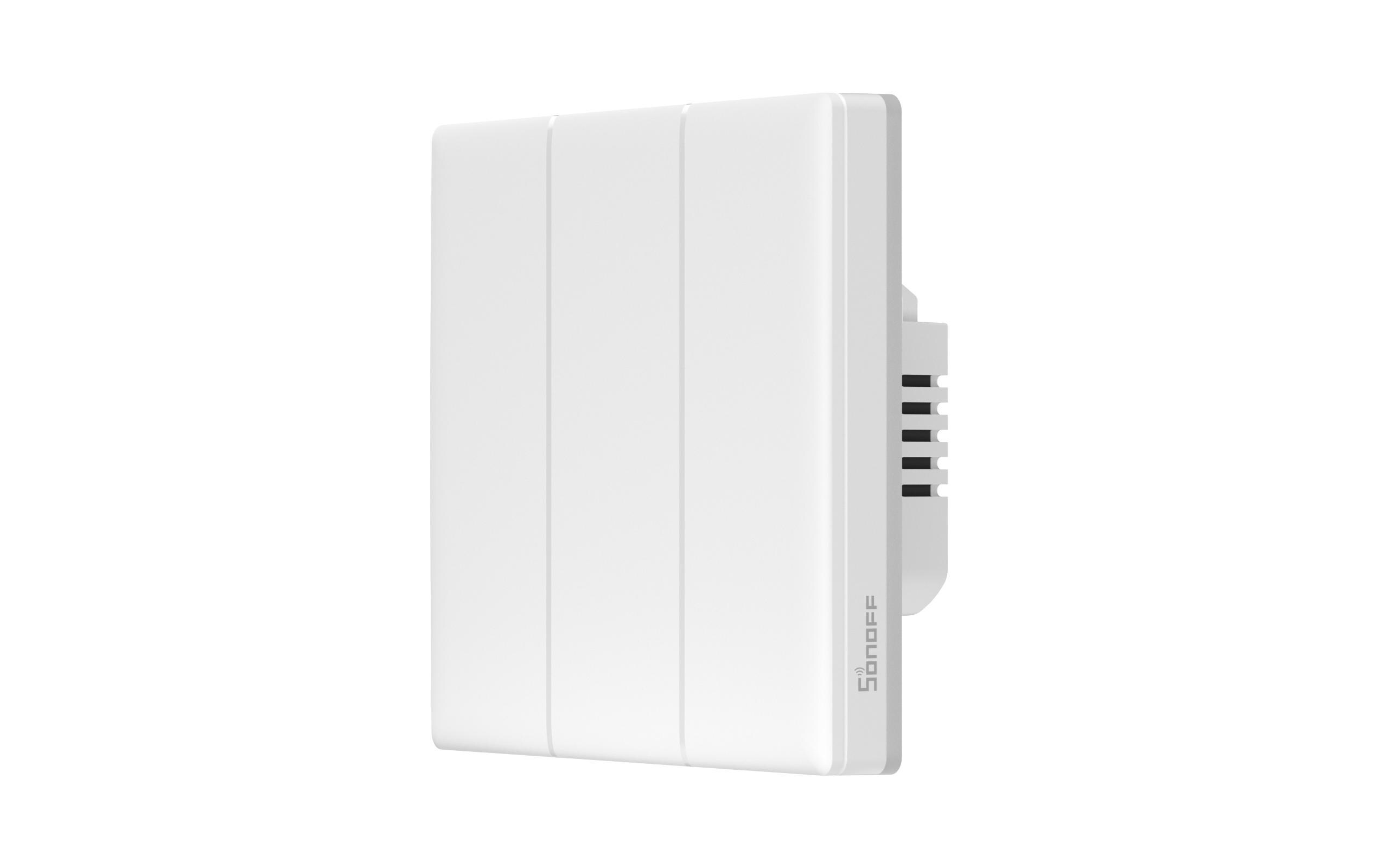 WiFi-Lichtschalt T5-2C-86 3-fach 230 V 15 A 1200 WIntelligenter Wandschalter für die lokale Steuerung