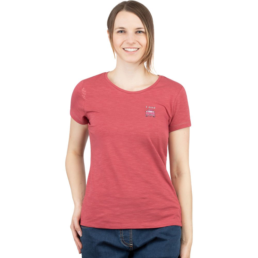 Chillaz Gandia E Ciao T-Shirt Damen rot